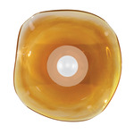 Embark Disc Wall Sconce - White / Amber