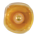 Embark Disc Wall Sconce - Gold Leaf / Amber