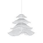 Embark Tiered Pendant - White / Clear