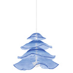 Embark Tiered Pendant - White / Blue