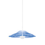 Embark Disc Pendant - White / Blue