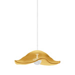 Embark Disc Pendant - White / Amber