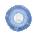 Embark Disc Wall Sconce - White / Blue