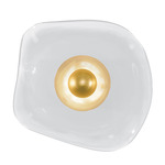 Embark Disc Wall Sconce - Gold Leaf / Clear