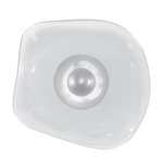 Embark Disc Wall Sconce - Silver Leaf / Clear