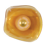 Embark Disc Wall Sconce - Gold Leaf / Amber
