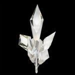 Foret Wall Sconce - Silver Leaf / Crystal