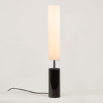 Clopes Table Lamp - Gloss Black / White