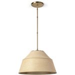 Capistrano Pendant - Brass / Natural