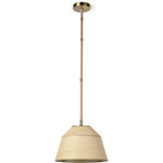 Capistrano Pendant - Brass / Natural