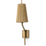 Renee Wall Sconce - Antique Bronze / Natural