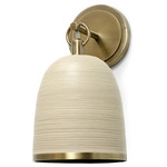 Rivoli Wall Sconce - Antique Brass / Sand
