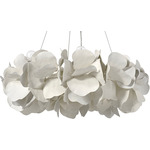 Virginia Chandelier - White / White