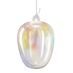 Oblo Pendant - White / Rainbow