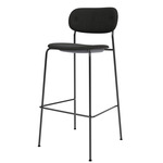 Co Upholstered Counter/Bar Chair - Black / Re-Wool 198