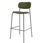 Co Upholstered Counter/Bar Chair - Black / Sierra Army Leather