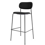 Co Upholstered Counter/Bar Chair - Black / Sierra Black Leather