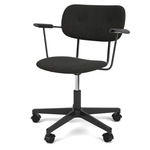 Co Upholstered Office Chair - Black / Re-Wool 198
