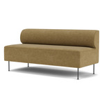 Eave Dining Sofa - Black / Gold Boucle