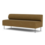 Eave Dining Sofa - Black / Gold Boucle