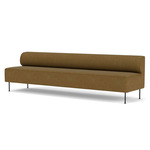 Eave Dining Sofa - Black / Gold Boucle