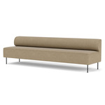 Eave Dining Sofa - Black / Beige Boucle