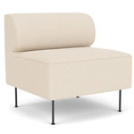 Eave Dining Sofa - Black / Logan Jasmine