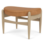 Elizabeth Ottoman - Natural Oak / Dunes Cognac