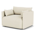 Offset 1-Seat Sofa - Black / White Baru