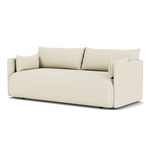 Offset Sofa - Black / White Baru