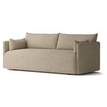 Offset Sofa - Black / Beige Boucle