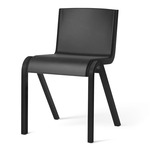 Ready Upholstered Dining Chair - Black Oak / Dakar Black Leather