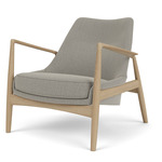 Seal Lounge Chair - Soap-Treated Oak / Re-Wool 218