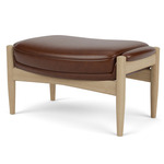 Seal Ottoman - Soap-Treated Oak / Dakar Brown Leather