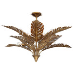 Palmera Chandelier - Gold Vein