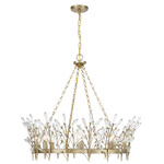 Orianna Chandelier - Noble Brass / Crystal