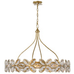 Marbella Ring Chandelier - Gold Shimmer