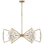 Marbella Chandelier - Gold Shimmer