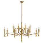 Tremont Chandelier - Riviera Brass