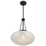 Willow Pendant - Matte Black / Cloud