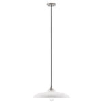 Hadley Pendant - Satin Nickel / Opal