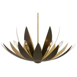Loto Pendant - Burnished Gold