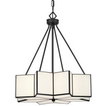 Reiling Pendant - Matte Black / White