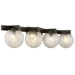 Darien Bathroom Vanity Light - Mediterranean Bronze / Ice