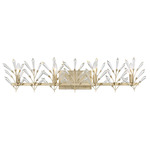Orianna Bathroom Vanity Light - Noble Brass / Crystal