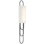 Tartine Wall Sconce - Matte Black / Strie