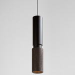 Amelia Pendant - Black / Dark Saman