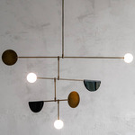 Phase. 03 Chandelier - Brushed Antique Brass