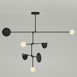 Phase. 03 Chandelier - Black Oxide
