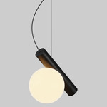 Node Pendant - Sandtex Black / Matte Black